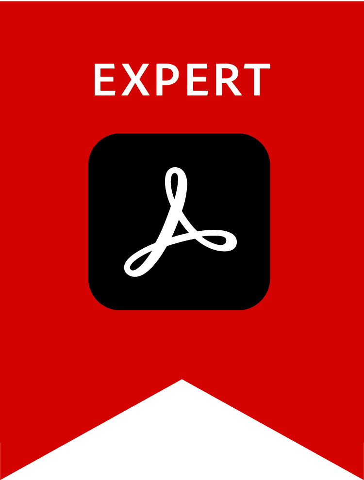 Adobe Acrobat Expert Badge