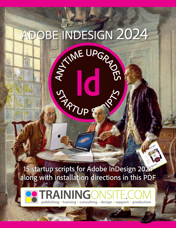 Mike's InDesign 2024 Anytime Upgrade