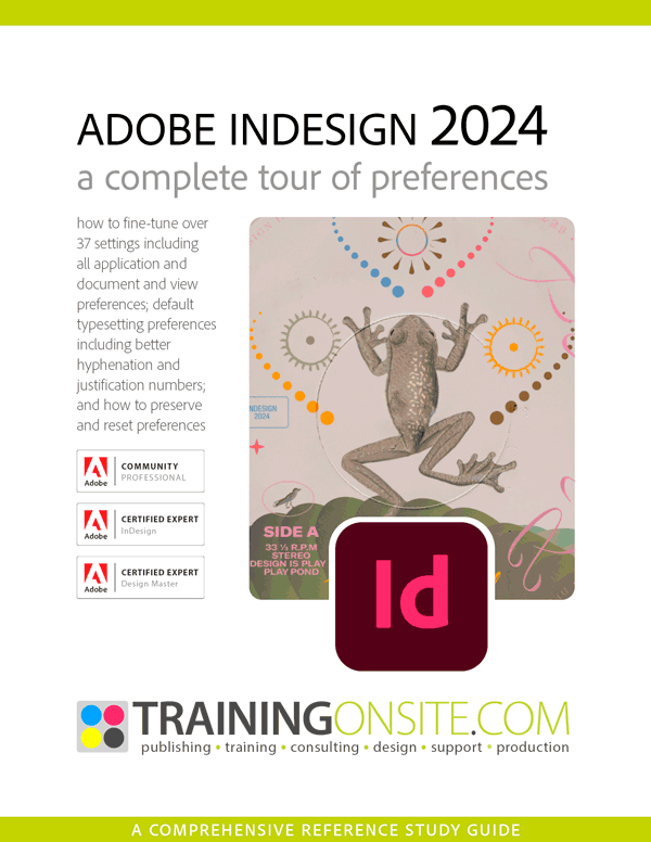 InDesign 2024 a complete tour of preferences