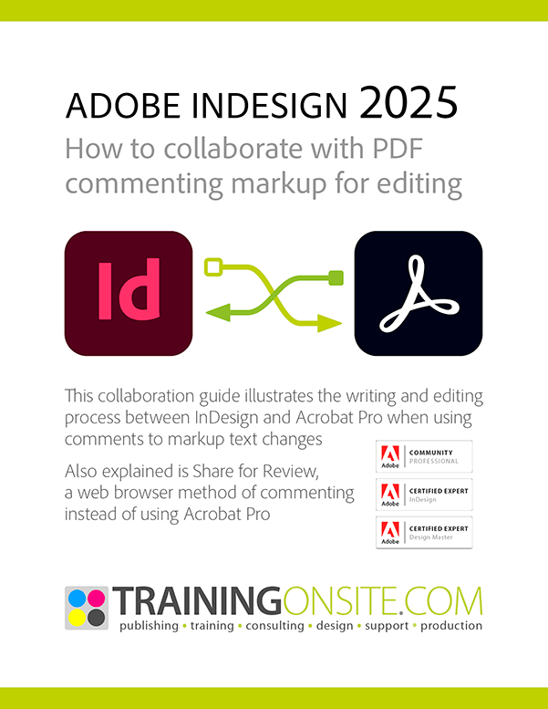 Adobe InDesign 2025: How to collaborate with PDF commenting markup for editing