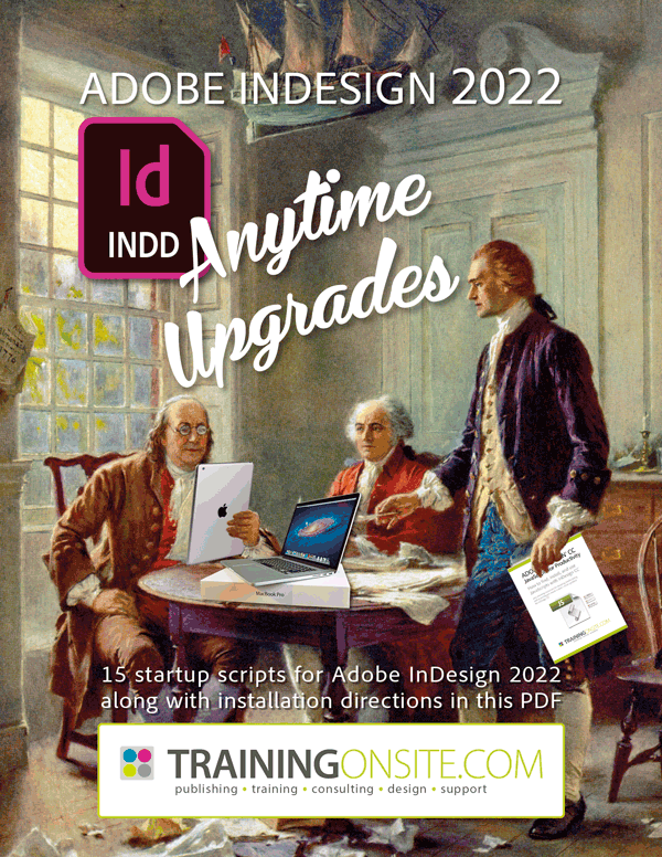 Mike's InDesign 2022 Anytime Upgrade