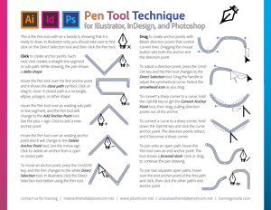 Pen tool made simple for InDesign, Illustrator, and Photoshop